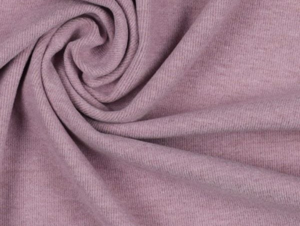 Jersey , brushed ( gebürstet) Rib Jersey altrosa